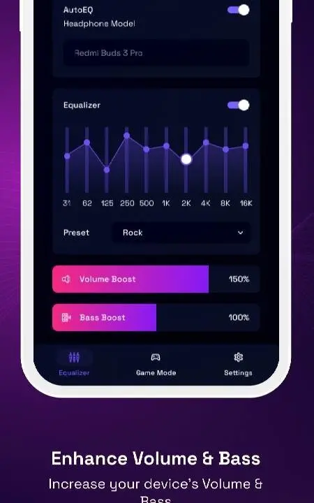 Volume Booster - Equalizer Pro - скриншот 2
