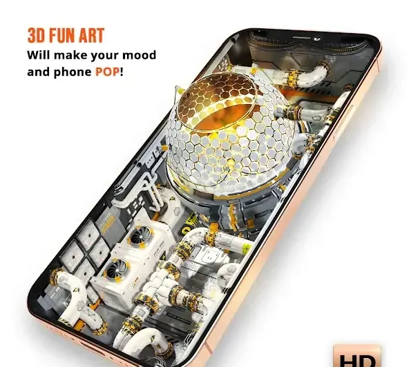 Wave Live Wallpapers Maker 3D - скриншот 2