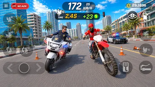 Wheelie Master: Moto Ride 3D - скриншот 1