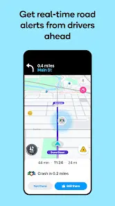 Навигация в Waze - скриншот 1