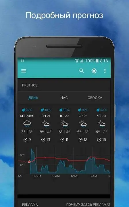 Weather Underground - скриншот 2