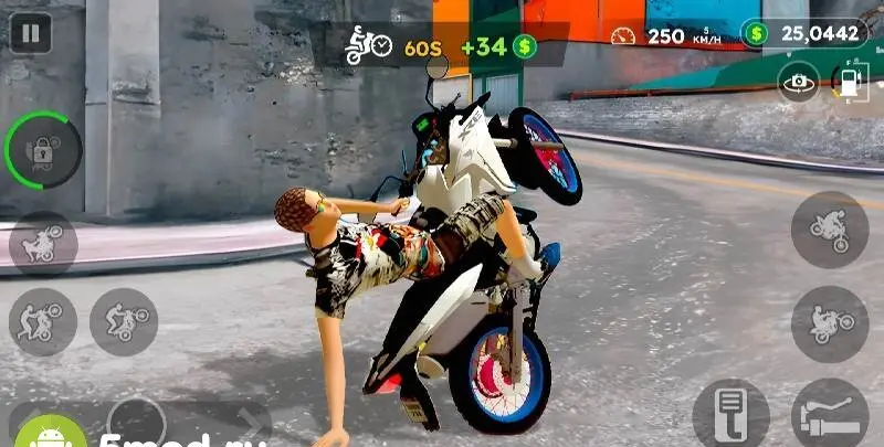 Wheelie Master: Moto Ride 3D - скриншот 3