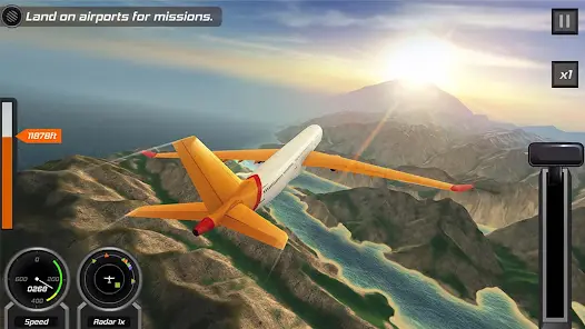 3D-авиасимулятор: самолет - скриншот 4