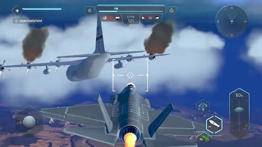 Sky Warriors: воздушные бои - скриншот 3