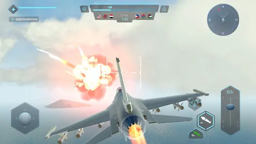 Sky Warriors: воздушные бои - скриншот 4