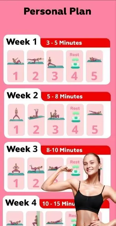 Women Workout: Lose Belly Fat - скриншот 2