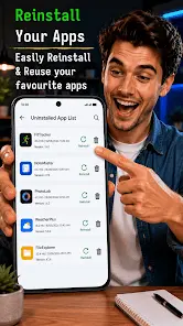 App Uninstall Logs & Reinstall - скриншот 1
