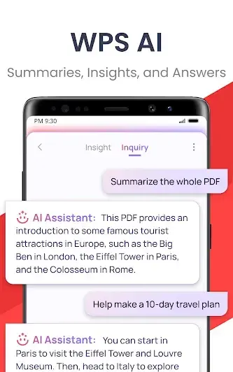 WPS Office-PDF,Word,Sheet,PPT - скриншот 1
