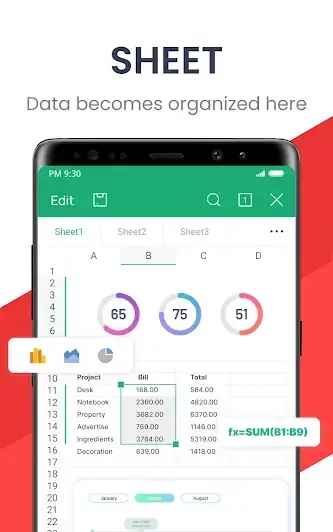 WPS Office-PDF,Word,Sheet,PPT - скриншот 4