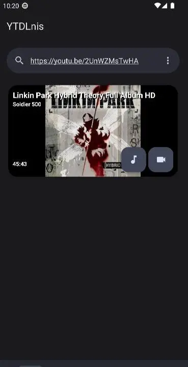 YTDLnis Downloader - скриншот 1