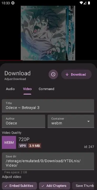 YTDLnis Downloader - скриншот 3