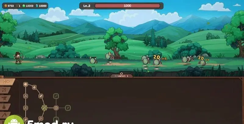 Zad Archery: Idle RPG - скриншот 1