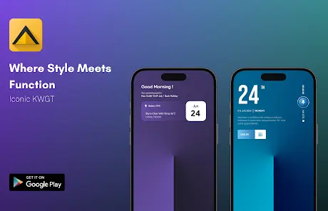 Iconic KWGT - скриншот 1