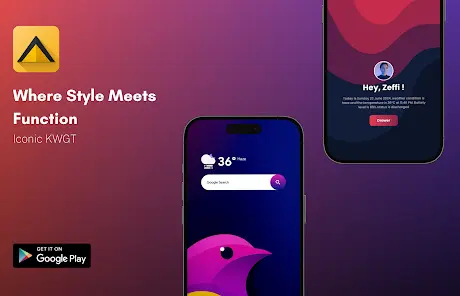 Iconic KWGT - скриншот 5