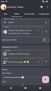 Zueira’s Voice: Text to Speech - скриншот 5