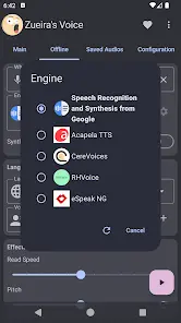 Zueira’s Voice: Text to Speech - скриншот 6