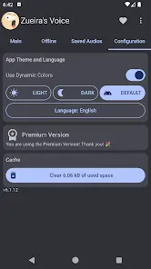 Zueira’s Voice: Text to Speech - скриншот 7