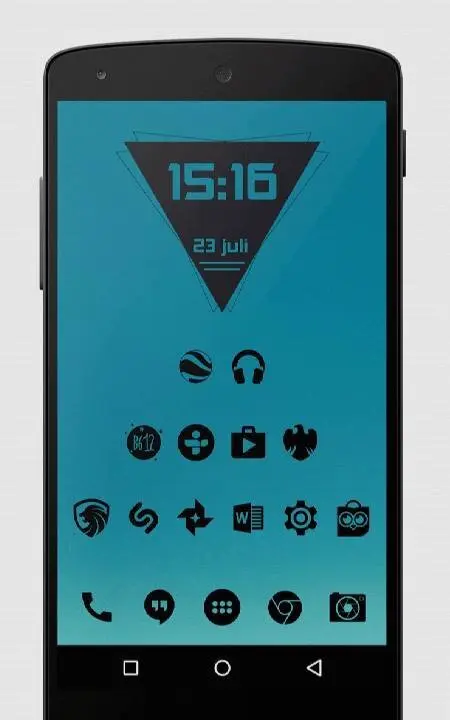 Zwart - Black Icon Pack - скриншот 3