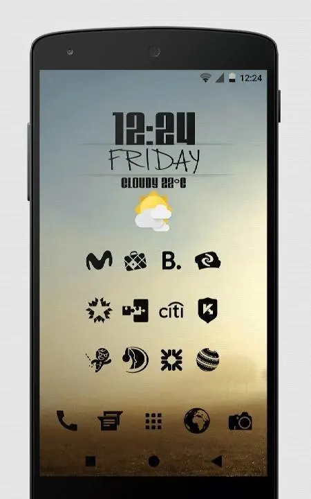 Zwart - Black Icon Pack - скриншот 4